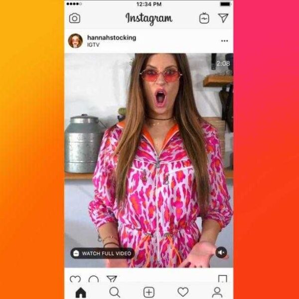 Instagram поместит превью IGTV в основную ленту (instagram igtv previews feed.0)