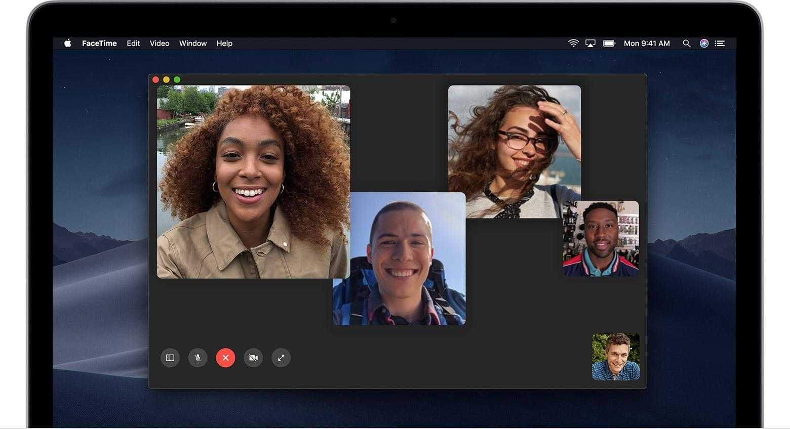 Apple исправила ошибку в FaceTime, но в приложении ещё есть проблемы (macos mojave macbook group facetime hero)