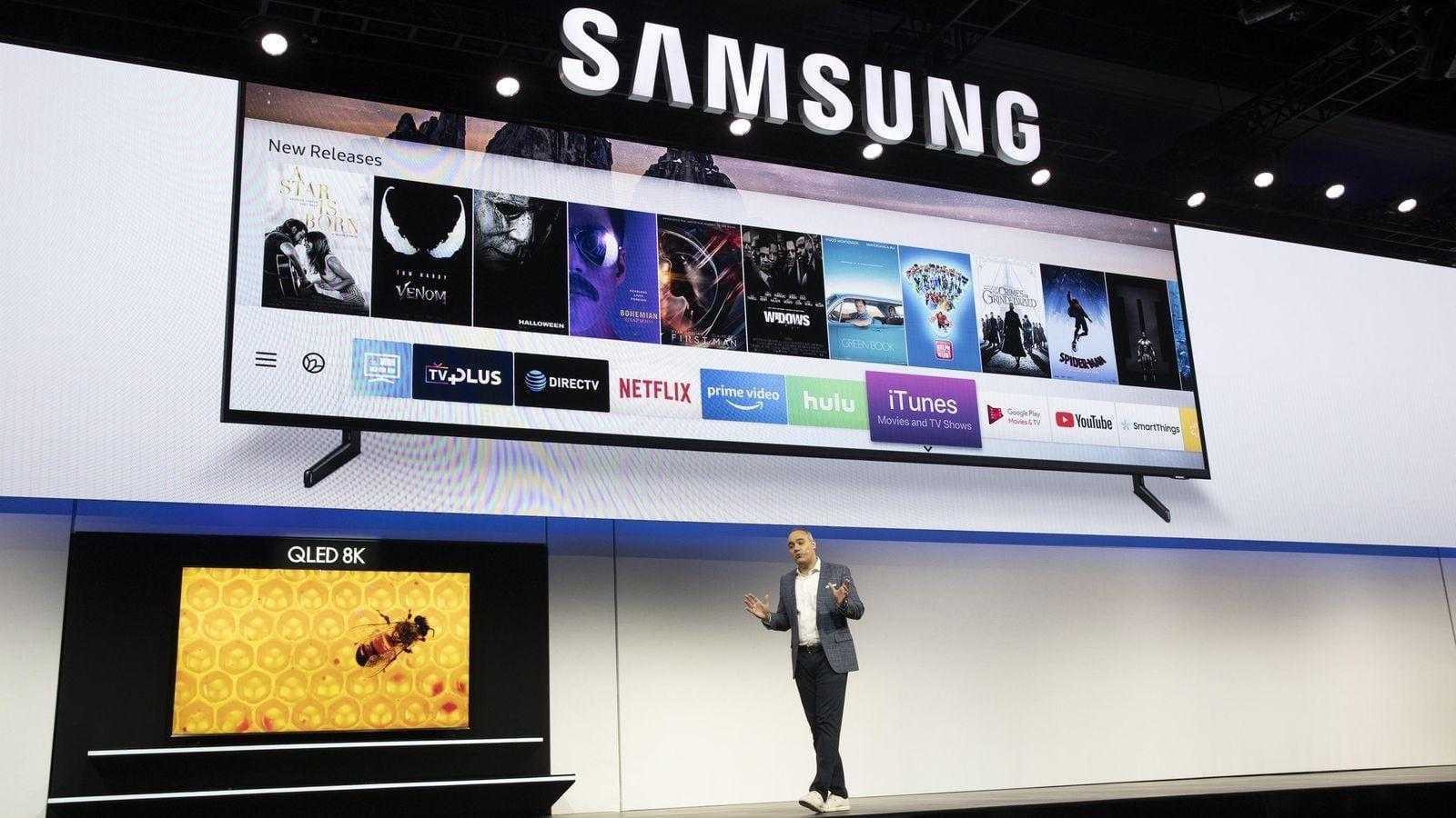 Samsung выпустила огромные QLED-телевизоры с поддержкой AirPlay 2 (samsung ces 2019 2 2)
