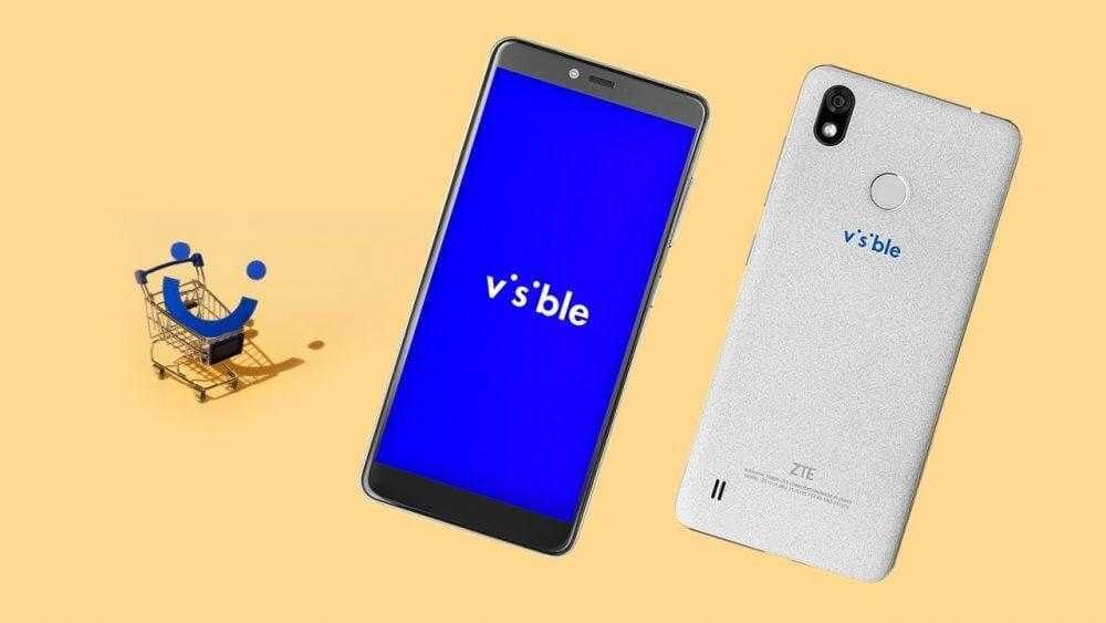 Смартфон ZTE Visible R2 основное изображение дисплей и задняя панель