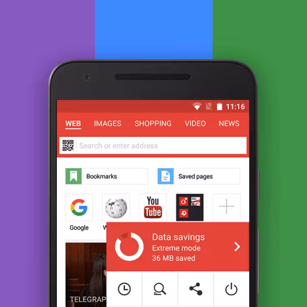 color themes in opera mini for android