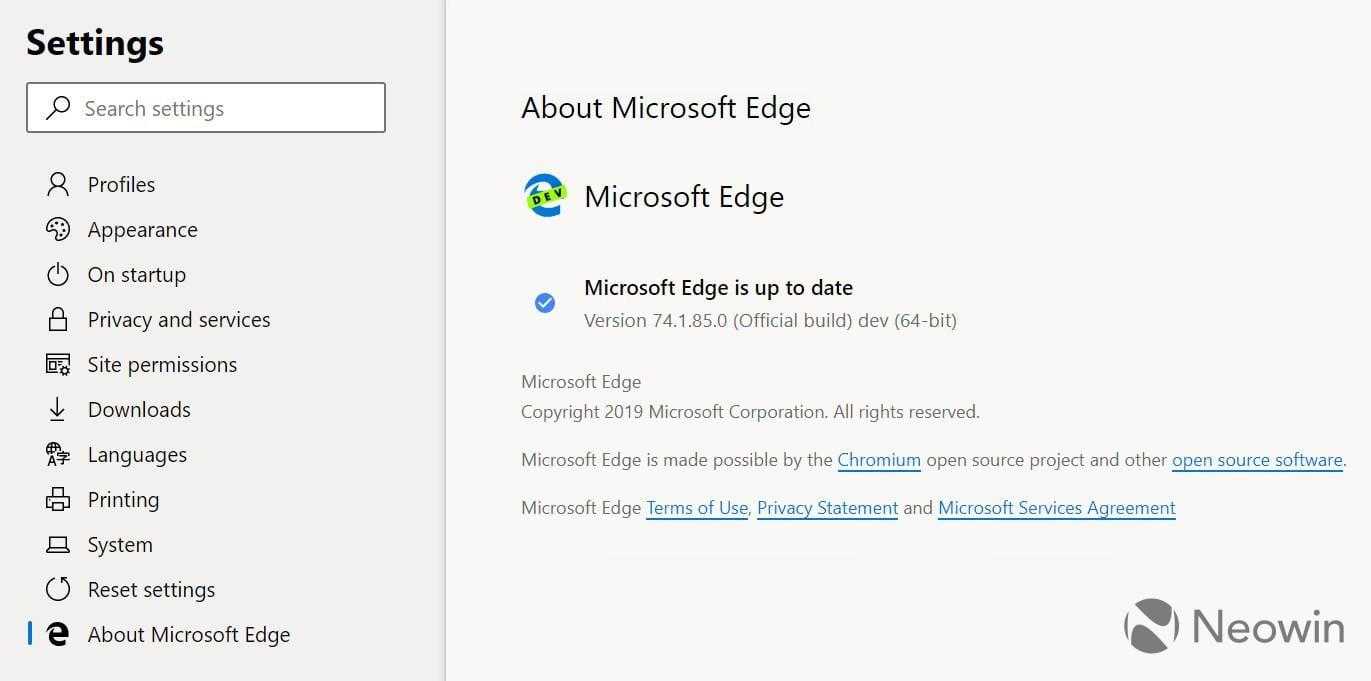 В сети появились первые изображения нового браузера Microsoft (edge4)