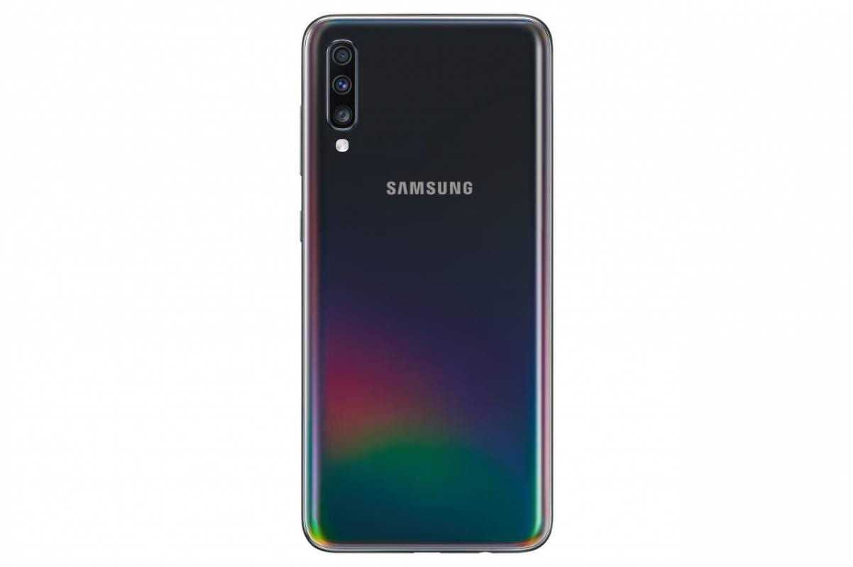 Samsung представила смартфон Samsung Galaxy A70 (galaxya70 black back)