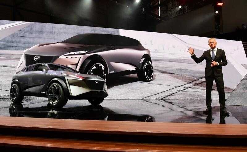 Концепт-кар Nissan IMQ похож на стелс-истребитель, а не на кроссовер 6 geneva motor show 2019 nissan press conference