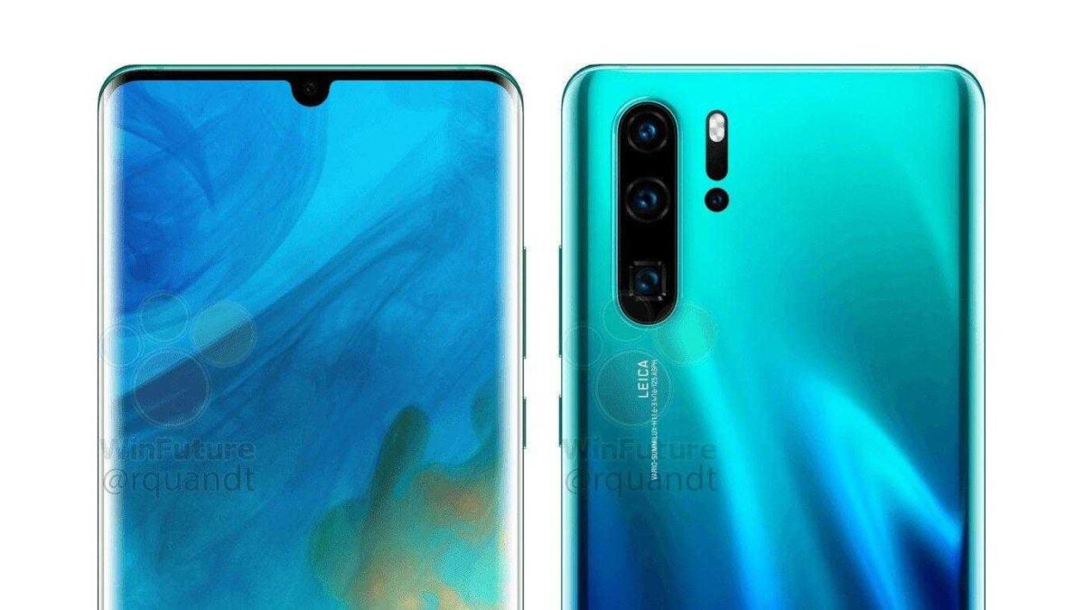 У Huawei P30 будет камера с перископическим зеркалом и мощным зумом 4 huawei p30 pro render leak 1
