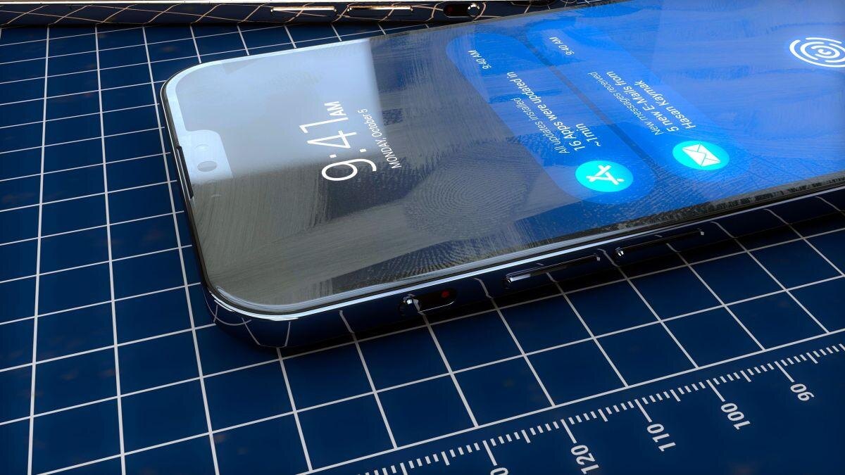 Экран iPhone 11 отображает уведомления и время