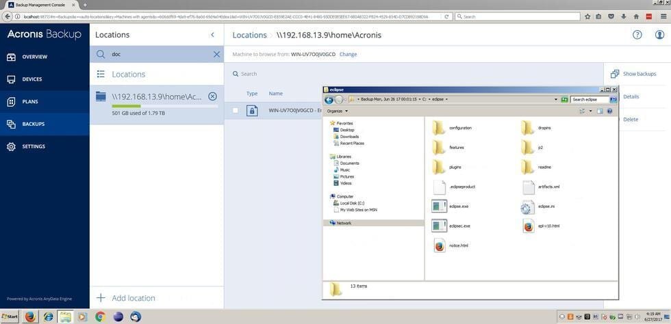 549959 acronis backup 12 5 backups can be accessed from the web interface or