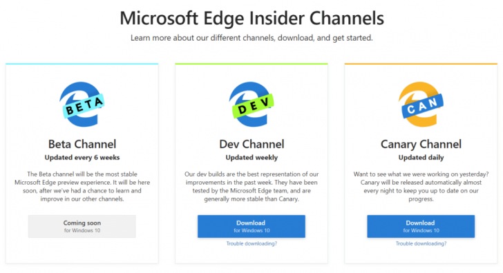 Microsoft выпустила первую сборку браузера Edge на базе Chromium (ap resize)