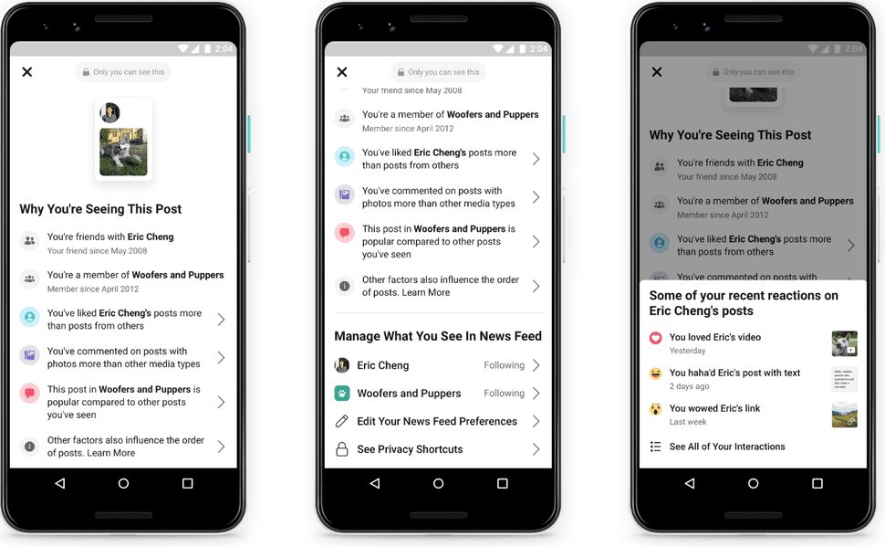 Facebook, наконец, объяснит, как формируется ваша лента в социальной сети 5 capture 1