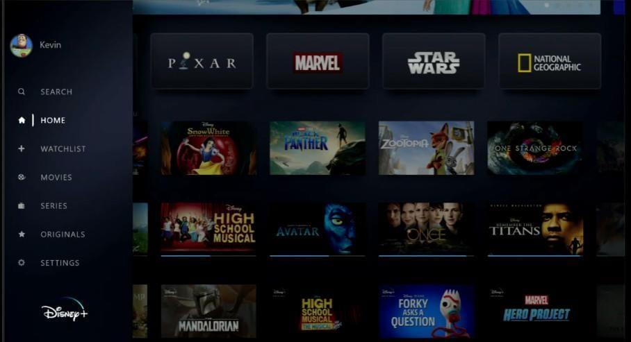 Disney+: всё, что вам нужно знать о новом потоковом сервисе Disney (disney plus investor day screenshots menu 1tgr)