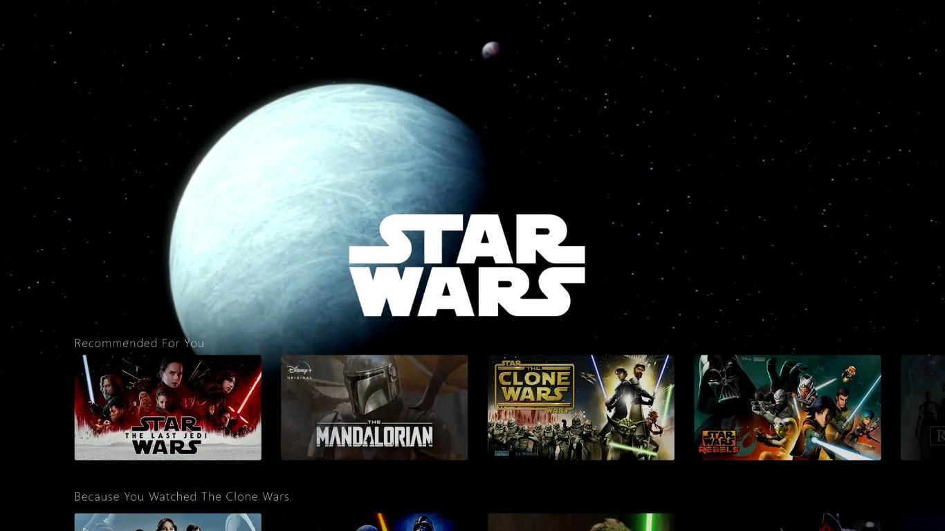 Disney+: всё, что вам нужно знать о новом потоковом сервисе Disney (disney plus investor day screenshots star wars tab 3cdd)