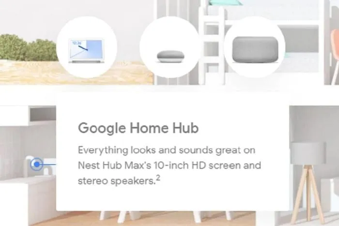 Google случайно рассекретила Nest Hub Max с 10-дюймовым экраном и встроенной камерой (google nest hub max 1 700x467 c)