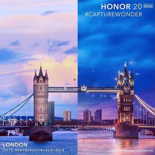 Honor представит смартфоны Honor 20, Honor 20 Lite и Honor 20i 21 мая на презентации в Лондоне (honor 20 math teaser london)