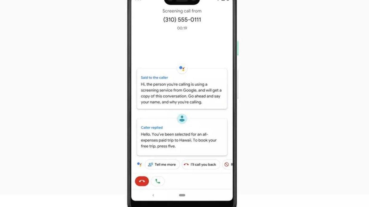 Функция Google Call Screen может скоро появиться на устройствах Android One 3