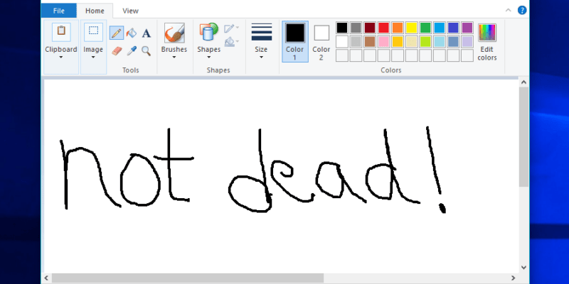 Microsoft передумала убирать MS Paint из Windows 10 (screenshot 3)