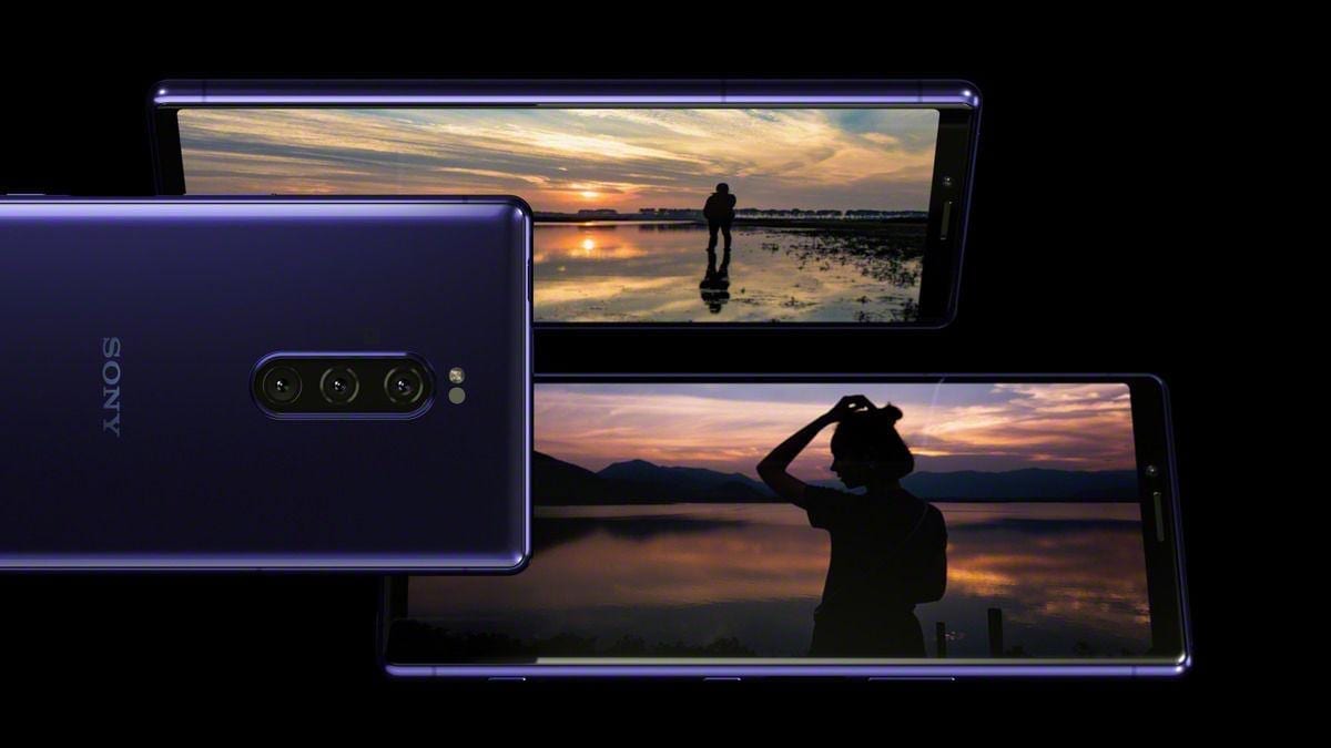sony xperia 1 purple lifestyle