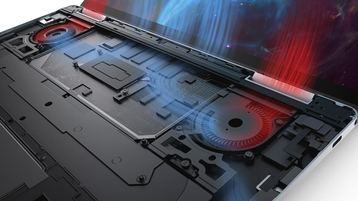 Dell представила ноутбуки-трансформеры XPS 13 2-in-1 с процессорами Intel 10 поколения 4 060059 xps 13 2 in 1 insides of thermals black