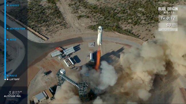 Испытательный полет космического корабля New Shepard от Blue Origin на фото 11 ezkfrfkzel8yh2juxxbtyi 650 80