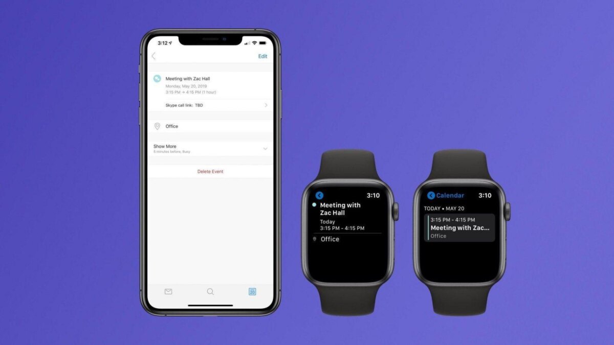 Microsoft выпустил обновление Outlook для iOS с новыми уведомлениями для Apple Watch 3 outlook watch edit