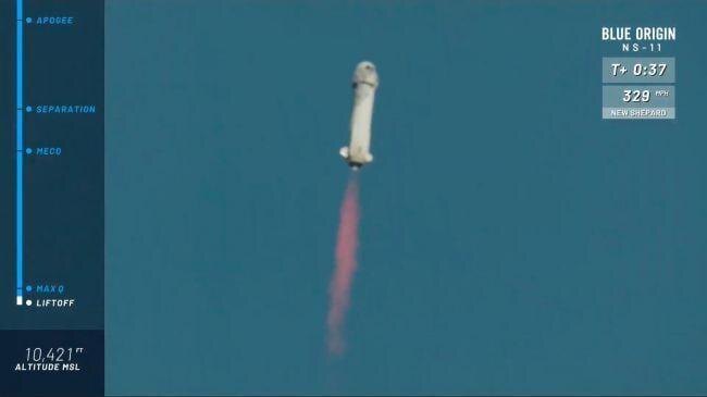 Испытательный полет космического корабля New Shepard от Blue Origin на фото 12 quqahjhzb57s5lltvmw6ti 650 80