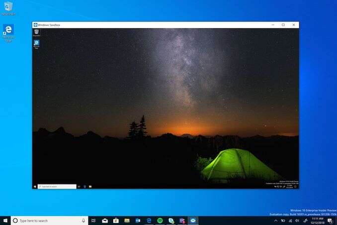 Microsoft выпустила крупное майское обновление Windows 10 (windows sandbox screenshot)