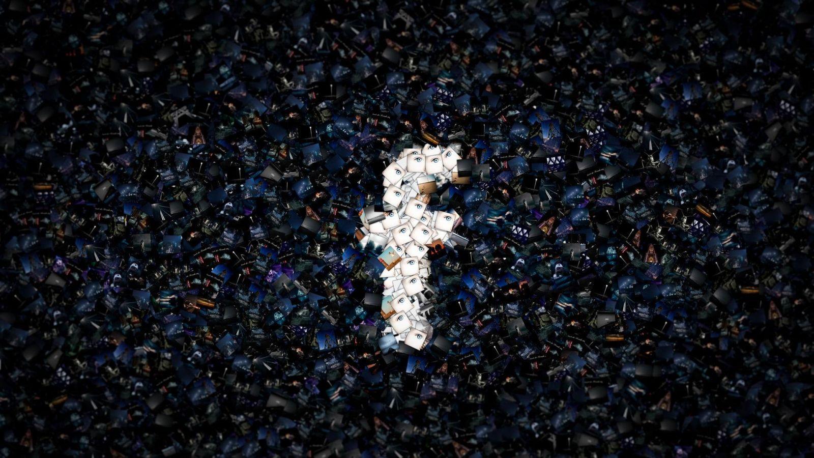 Facebook получил рекордный штраф на 5 миллиардов долларов | Изображение 6 Facebook получил рекордный штраф на 5 миллиардов долларов (facebook digital art mosaic logo wallpaper)