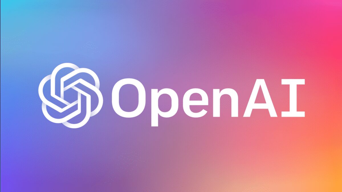 Фон с логотипом OpenAI и текстом на русском языке