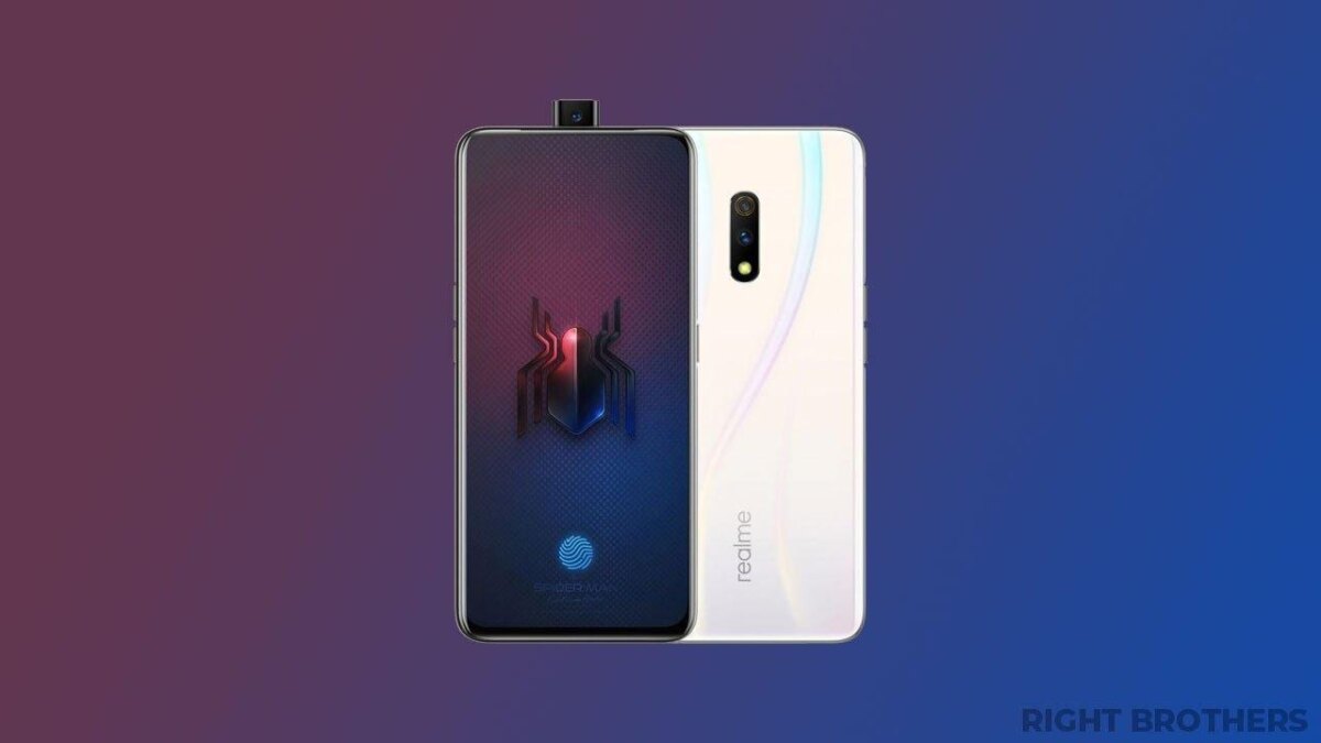 Смартфон Realme X Spider-Man Edition с задней камерой и дисплеем с изображением Спайдермэна