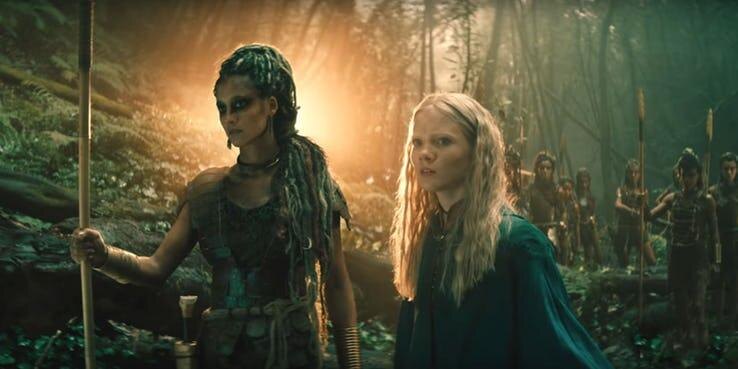 the witcher netflix ciri and the elves