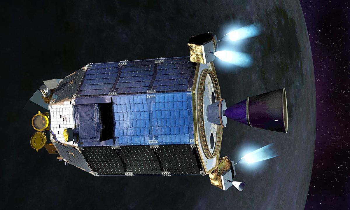 Индийский лунный модуль выходит на орбиту Луны для посадки (284563)