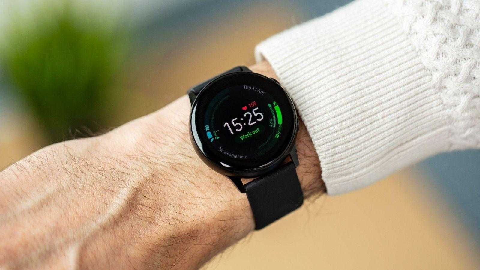 Samsung представили Galaxy Watch Active 2 (androidpit samsung galaxy watch active wrist)