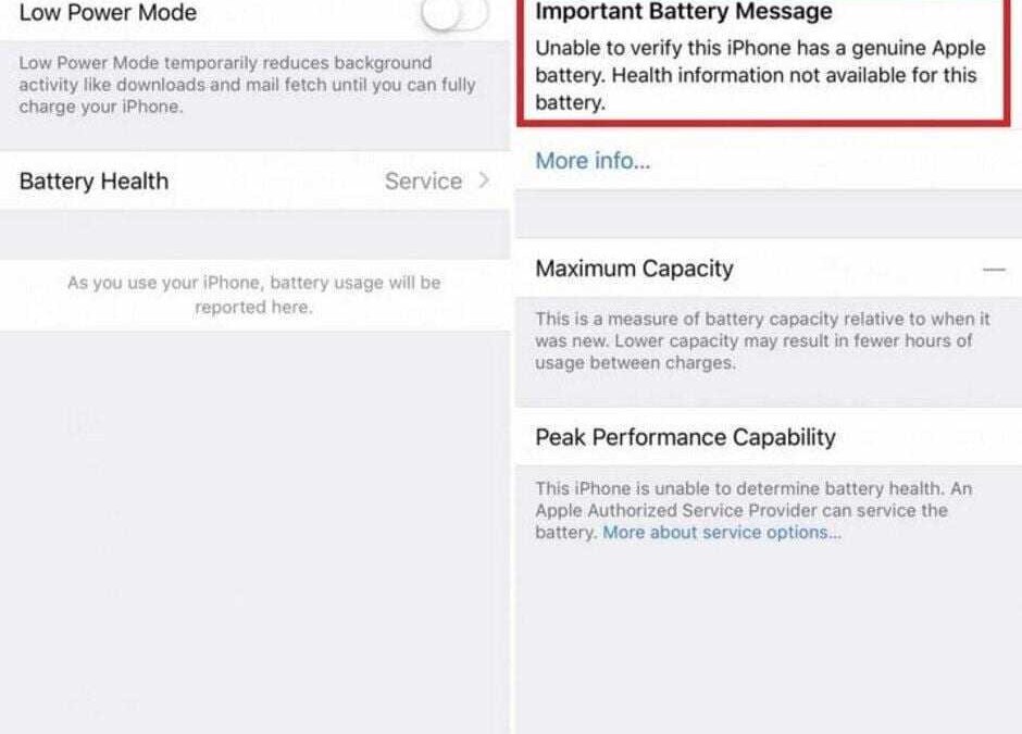 Apple предупредила пользователей iPhone о ремонте батарей 3 batt