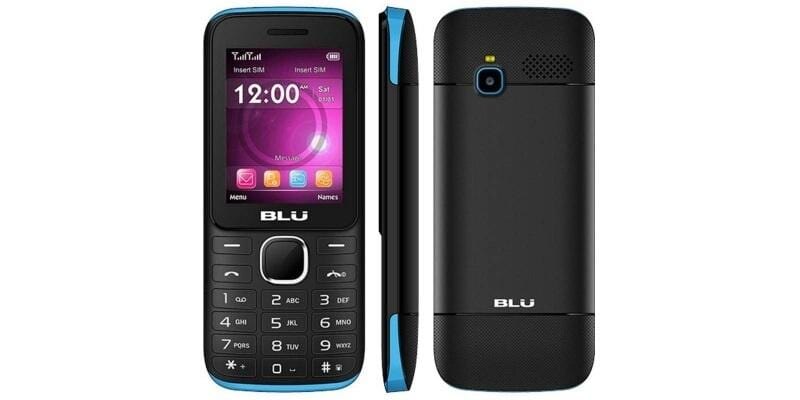 Мобильный телефон BLU с цветным дисплеем и клавиатурой