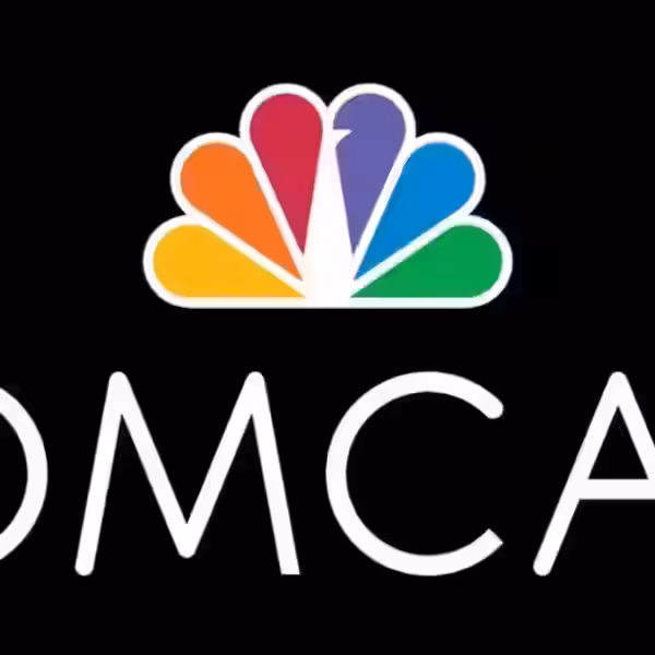 Логотип Comcast с цветным логотипом и названием