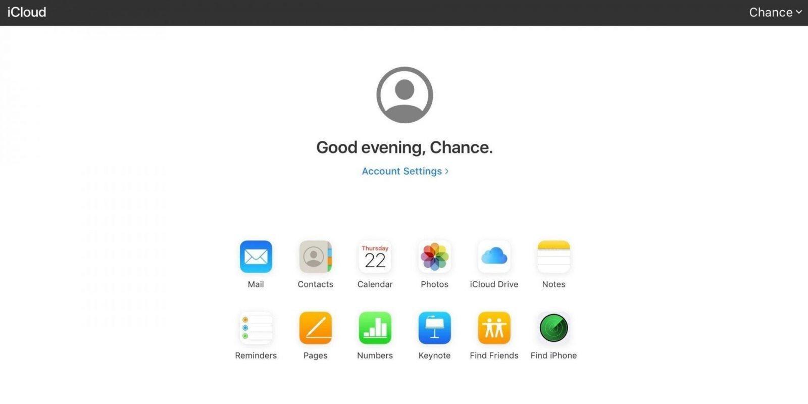 Apple опубликовала бета-версию сайта iCloud. (screen shot 2019 08 22 at 8.32.05 pm 1)