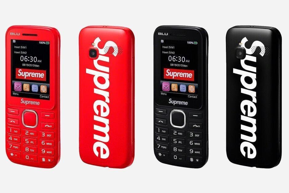 Мобильные телефоны Supreme с разными цветами задней панели