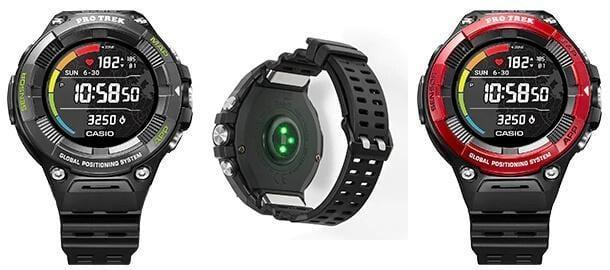 Casio представила новую модель умных часов (wsd f21hr heart rate monitor)