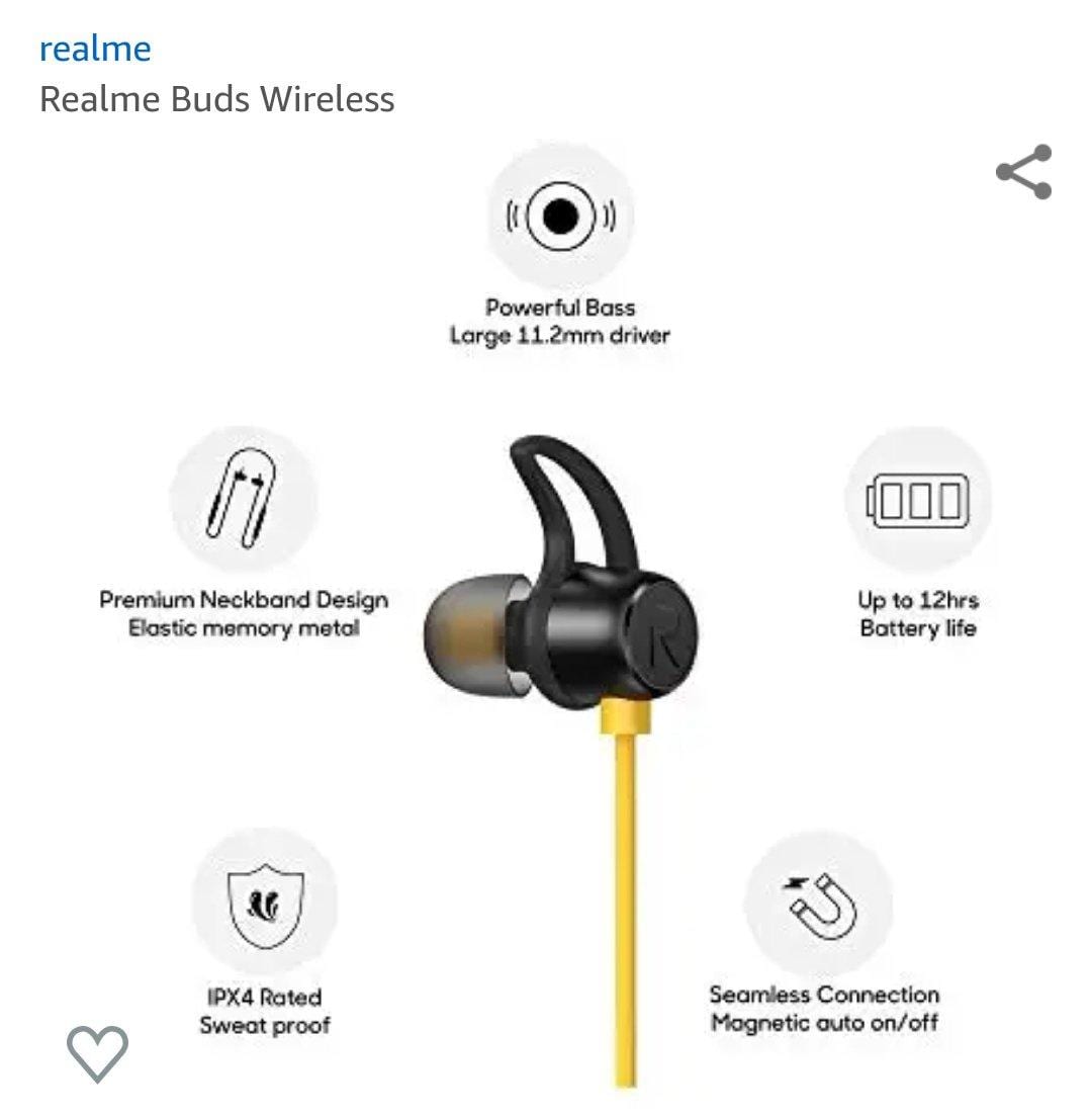 Realme выпускает беспроводные наушники Realme Buds Wireless (eery4q2uwae9onl)