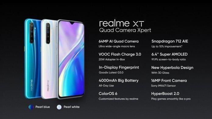 realme xt specs