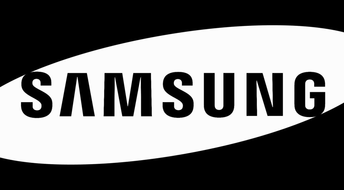 samsung logo white