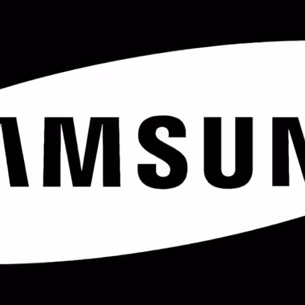 samsung logo white