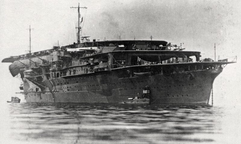 Дрон с гидролокатором нашёл затонувшие японские авианосцы времён Второй мировой войны (04 ijn kaga 1930)
