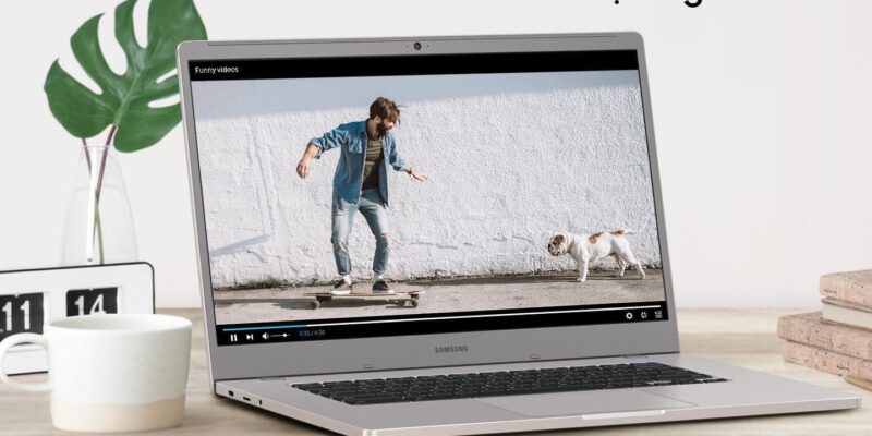 Samsung выпускает два новых лэптопа — Chromebook 4 и Chromebook 4+ (chromebook 4 plus lifestyle img 2)