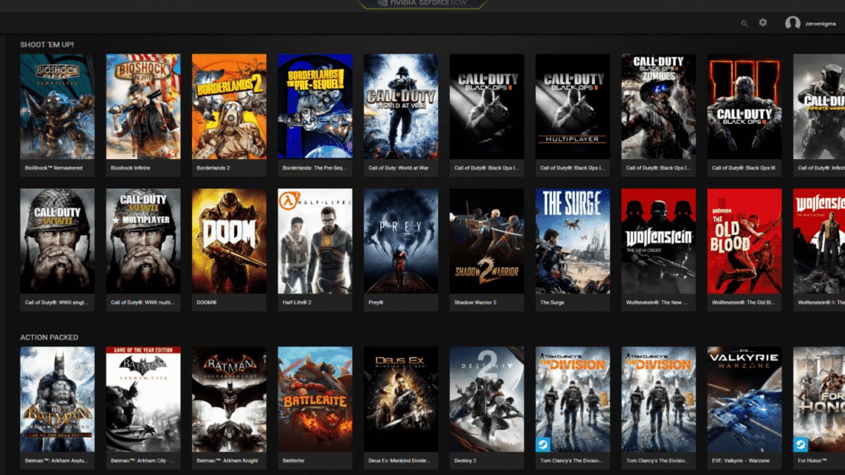 NVIDIA запустила игровой потоковый сервис GeForce Now в России 7 geforce now library