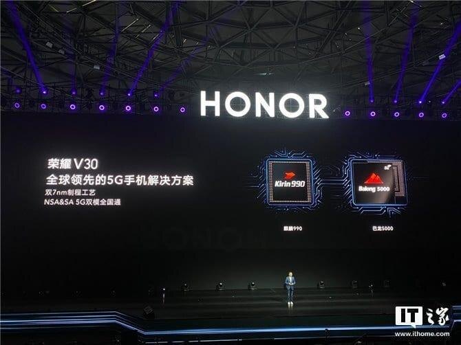 Бренд Honor представил смартфоны Honor V30 5G и V30 Pro 5G 9 000