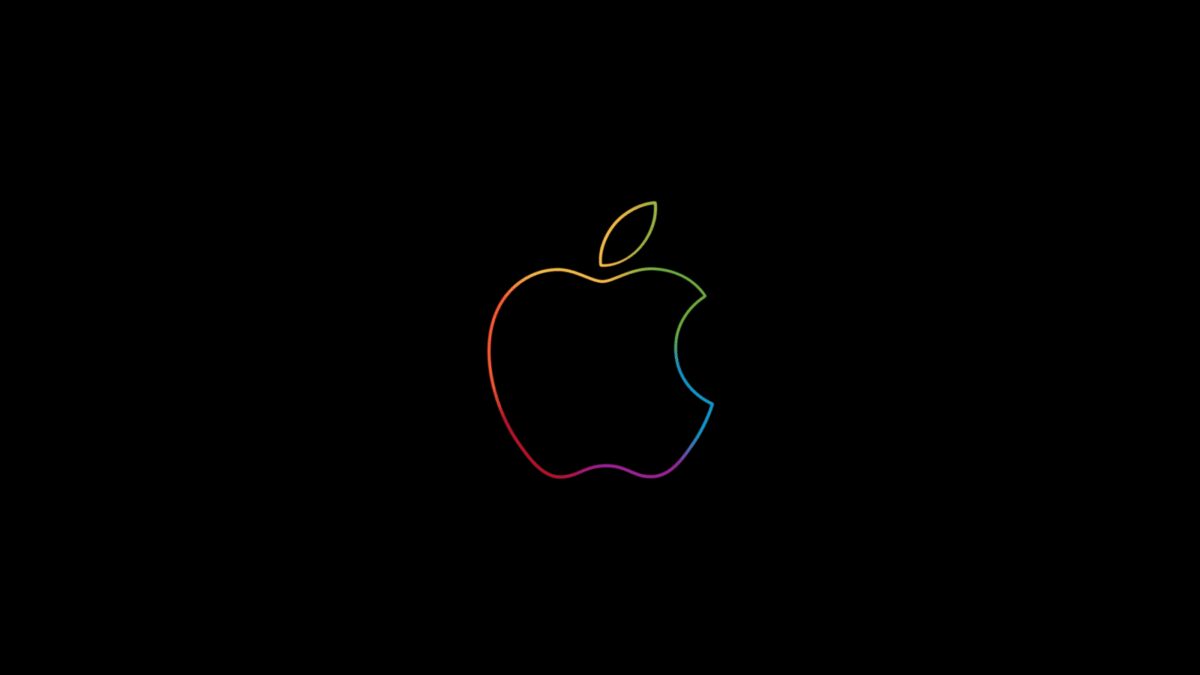 5101464 apple logo minimal colorful dark background hd
