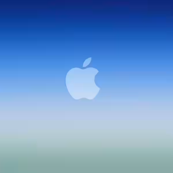 blue ios gradient apple logowallpaper scaled 1
