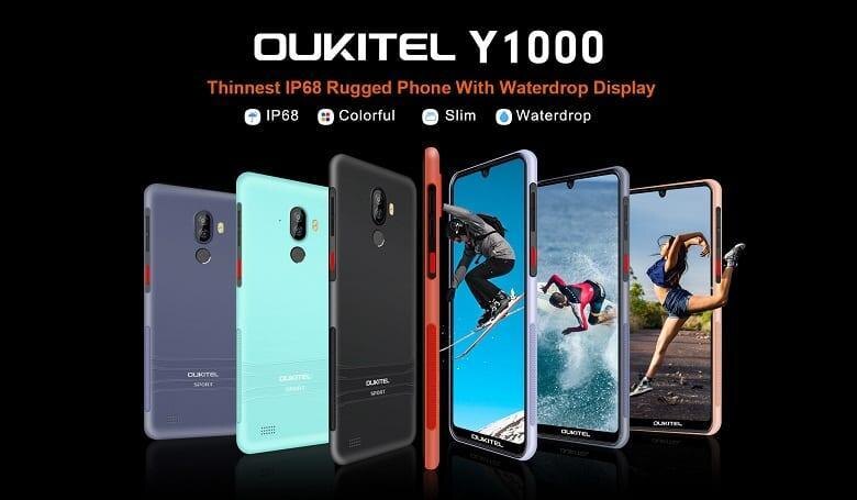 Задняя панель смартфона Oukitel Y1000 с кнопками и камерой