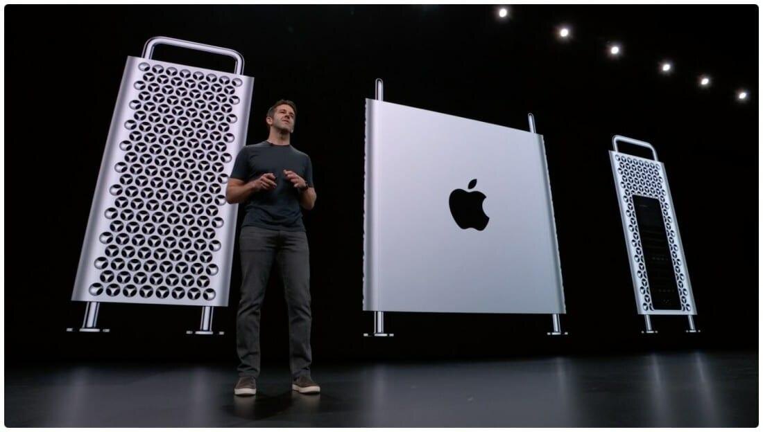 Презентация нового Mac Pro и дисплея Pro Display XDR на сцене