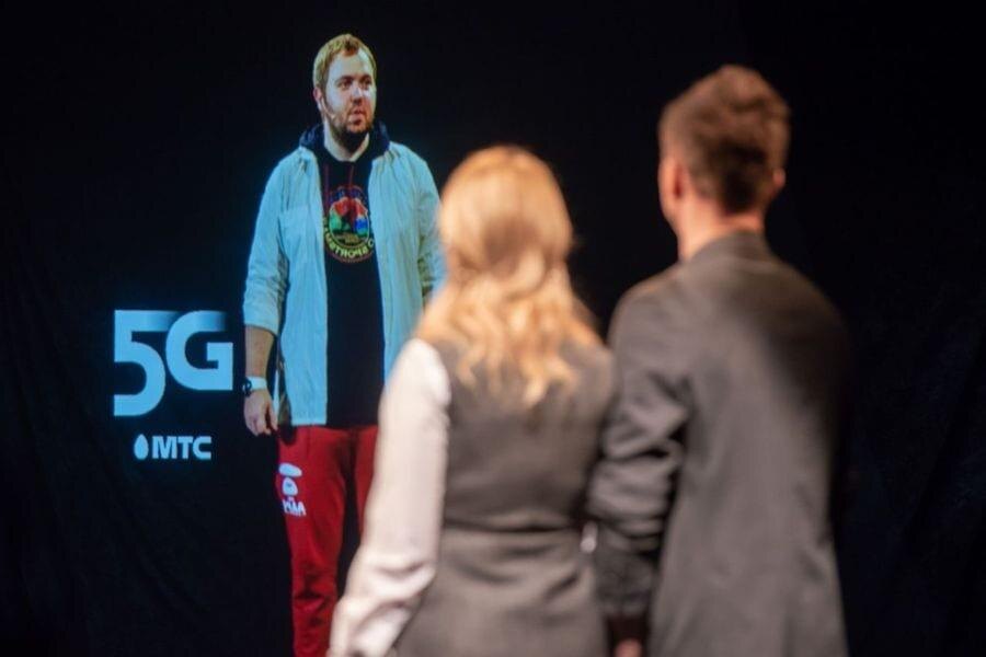 МТС впервые провела голографический телемост по сети 5G 5 2vt3iidnoqo 900x600 1